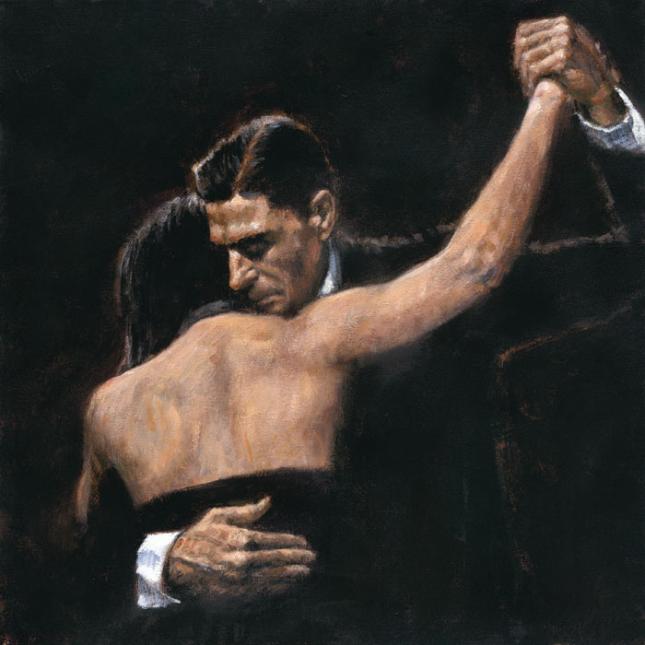 The Face Of Tango I by Fabian Perez